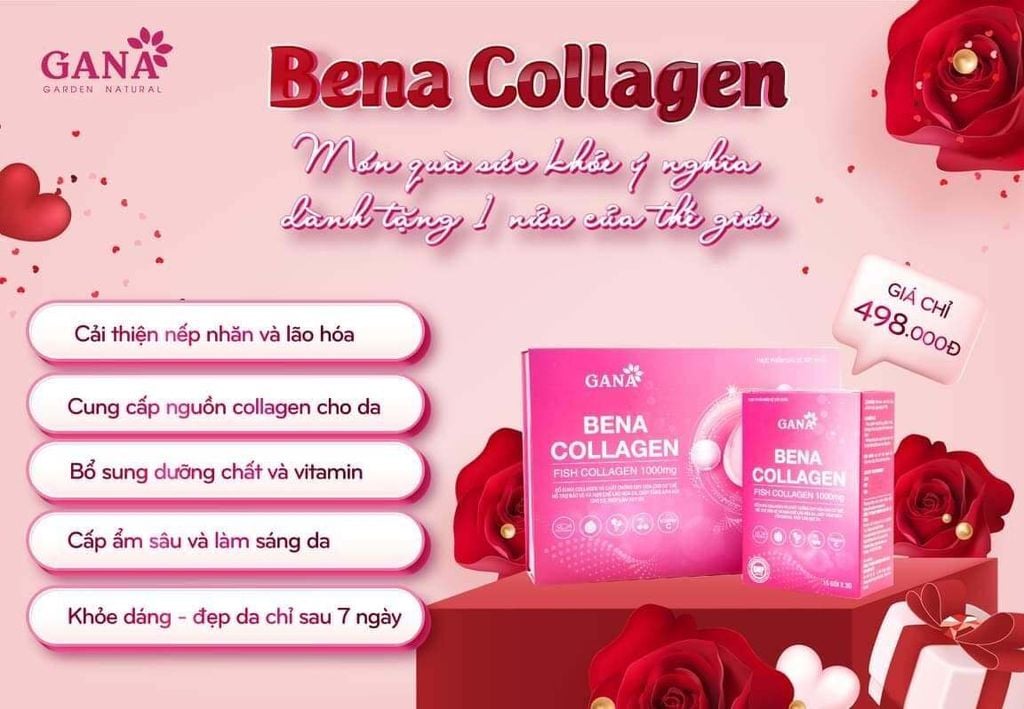 Bột Bổ Sung Collagen Gena Bena Collagen Fish 30 gói