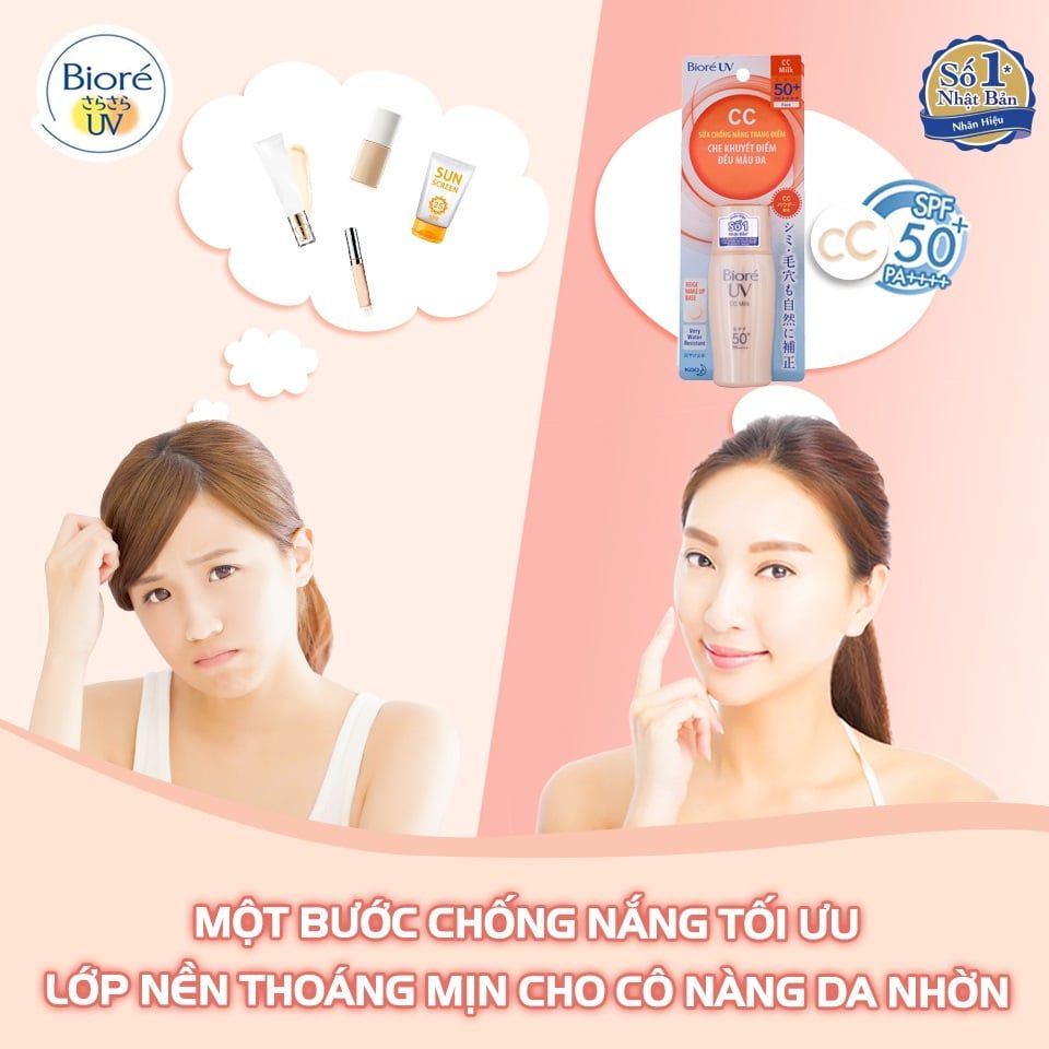 Bioré Sữa Chống Nắng Trang Điểm 30ml