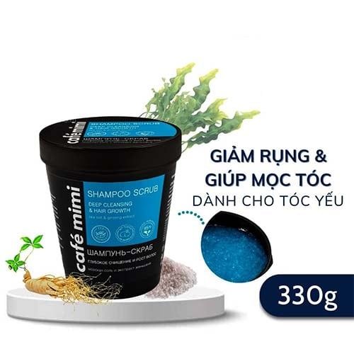 Cafe Mimi Dầu Gội Tẩy Tế Bào Chết Giúp Mọc Tóc 330ml