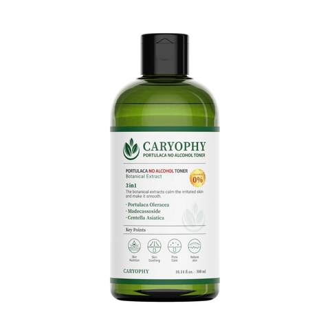 Nước Hoa Hồng Caryophy Portulaca Toner Ngừa Mụn Kiểm Soát Dầu 300ml