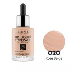 Kem Nền Catrice HD Liquid Coverage Foundation Che Phủ 24H 30ml
