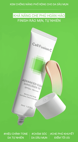 Cell Fusion C Kem Chống Nắng Phổ Rộng Kềm Dầu 50ml