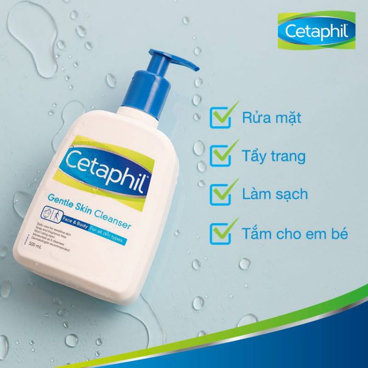 Cetaphil Sữa Rửa Mặt Dịu Nhẹ 500ml
