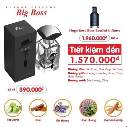 Charme Big Boss Nước Hoa Nam 35ml