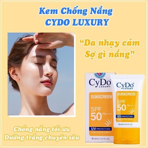 Cydo Kem Chống Nắng Sunscreen SPF50/Pa++++ 60ml