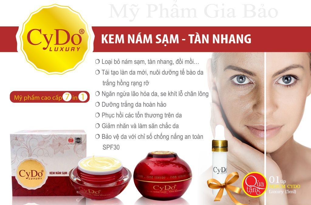 Cydo Kem Nám Sạm Tàn Nhang 30g