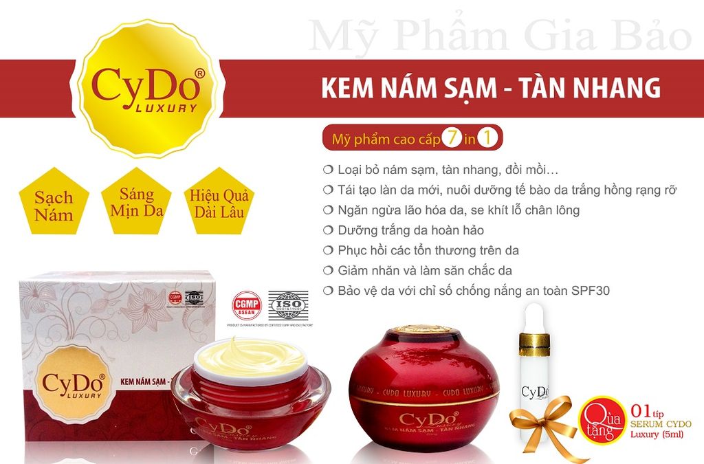 Cydo Kem Nám Sạm Tàn Nhang 30g