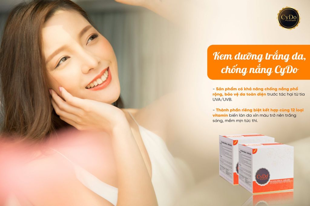 Cydo Kem Trắng Da Chống Nắng 20g