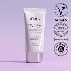 Kem Chống Nắng D'Alba Nâng Tone Tím Hiệu Chỉnh Sắc Da 50ml