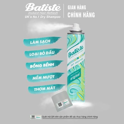 Batiste Dầu Gội Khô 200ml