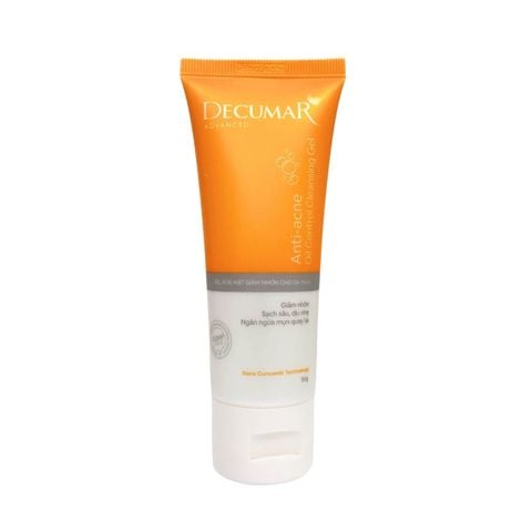 Decumar Gel Rửa Mặt Giảm Nhờn Mờ Thâm Mụn 50g