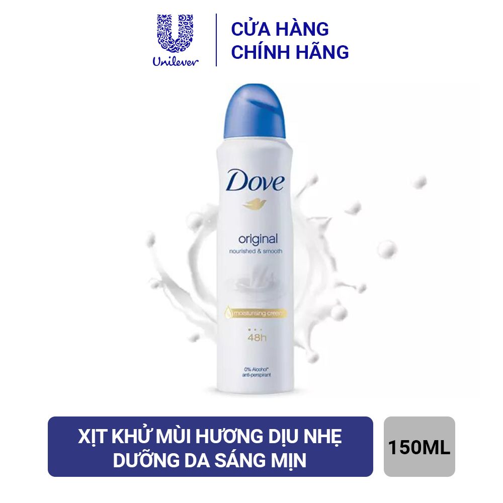 Xịt Khử Mùi Dove Original 150ml