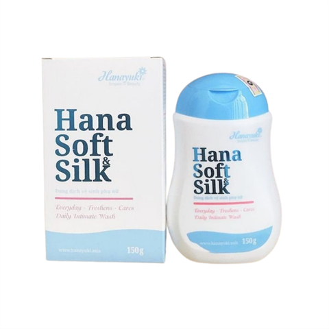 Dung Dịch Vệ Sinh Hana Soft & Silk Dưỡng Ẩm (Xanh) 150g