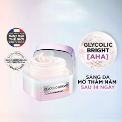 Kem Dưỡng Trắng Da Mờ Nám L'Oreal Paris Glycolic Bright 50ml