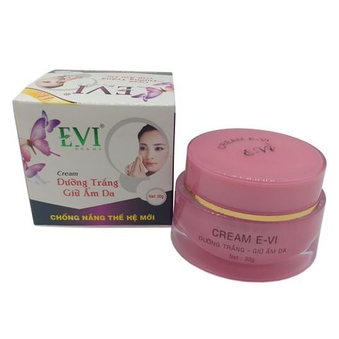 Evi Kem Dưỡng Ẩm Trắng Da 30g