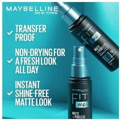 Maybelline Fit Me Matte Xịt Khóa Nền Trang Điểm 60ml