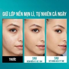 Maybelline Fit Me Matte Xịt Khóa Nền Trang Điểm 60ml
