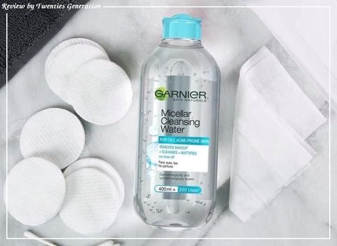 Garnier Nước Tẩy Trang Da Dầu Và Mụn BHA 400ml