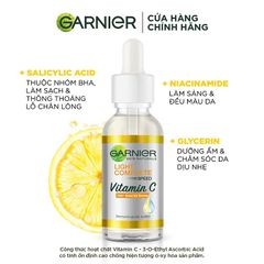 Garnier Tinh Chất Dưỡng Sáng Da 30X Vitamin C 30ml