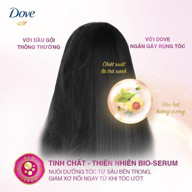 Dầu Gội Dove Ngăn Gẫy Rụng Tóc 325g