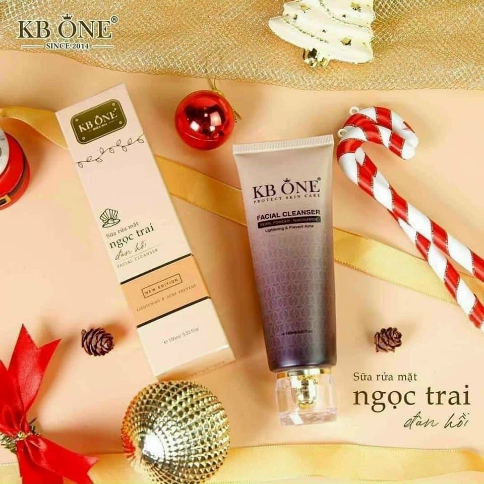 KB ONE Sữa Rửa Mặt Ngọc Trai 100ml