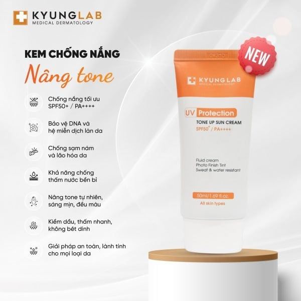 Kyung Lab Kem Chống Nắng Bảo Vệ Da Tối Ưu 50ml