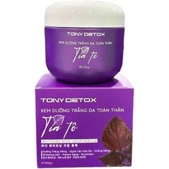 Tony Detox Kem Trắng Da Toàn Thân Tía Tô 180g