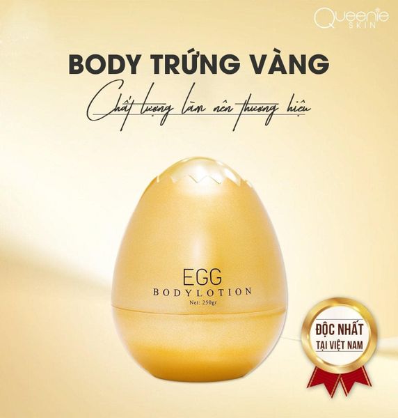 Kem Body Trứng Vàng Queenie Skin 250g
