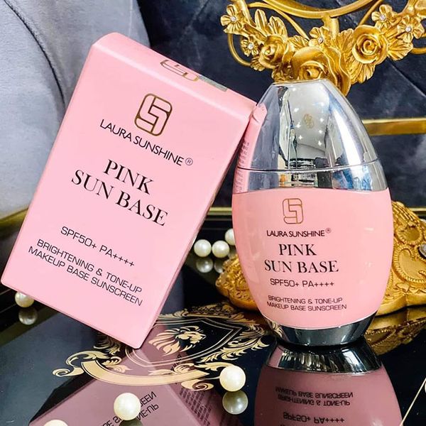PINK SUN BASE SPF 50 - Kem Chống Nắng Nhật Kim Anh - LAURA SUNSHINE
