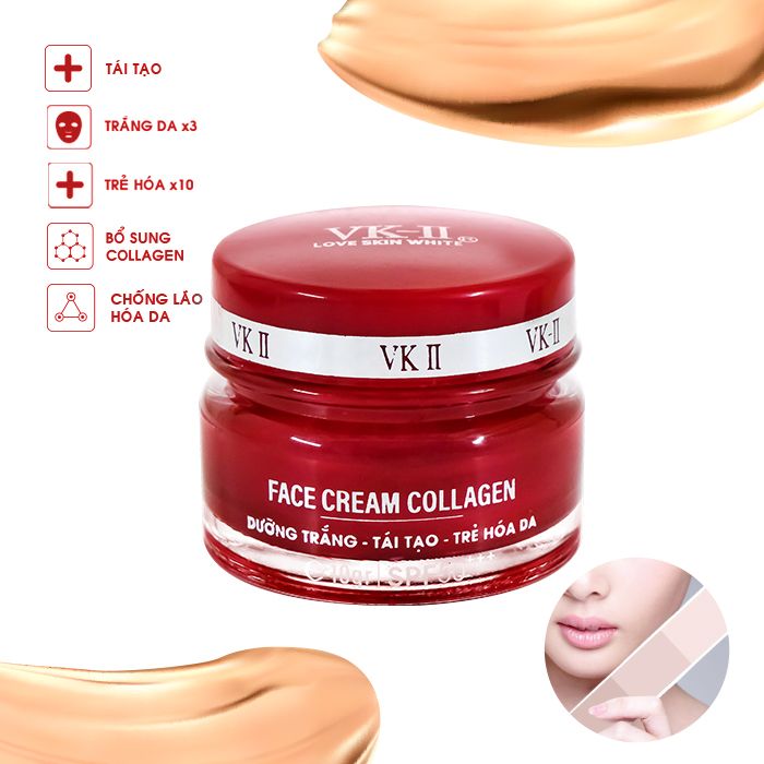 VK - II Kem Dưỡng Trắng Tái Tạo Trẻ Hóa Da 10g