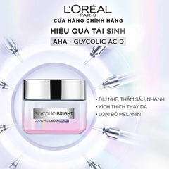 Kem Dưỡng Trắng Da Mờ Nám L'Oreal Paris Glycolic Bright 50ml