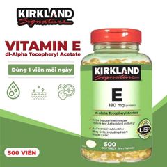 Viên Uống KirkLand Bổ Sung Vitamin E 500 Viên