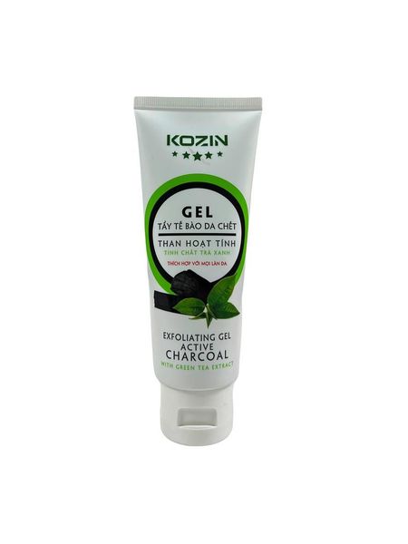 Kozin Gel Tẩy Tế Bào Chết Than Hoạt Tính 85g