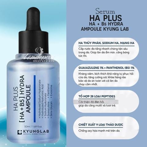KYUNG LAB Serum HA B5 Căng Bóng Da 50ml