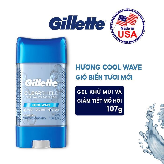 Gel Khử Mùi Gillette Giảm Tiết Mồ Hôi 107g