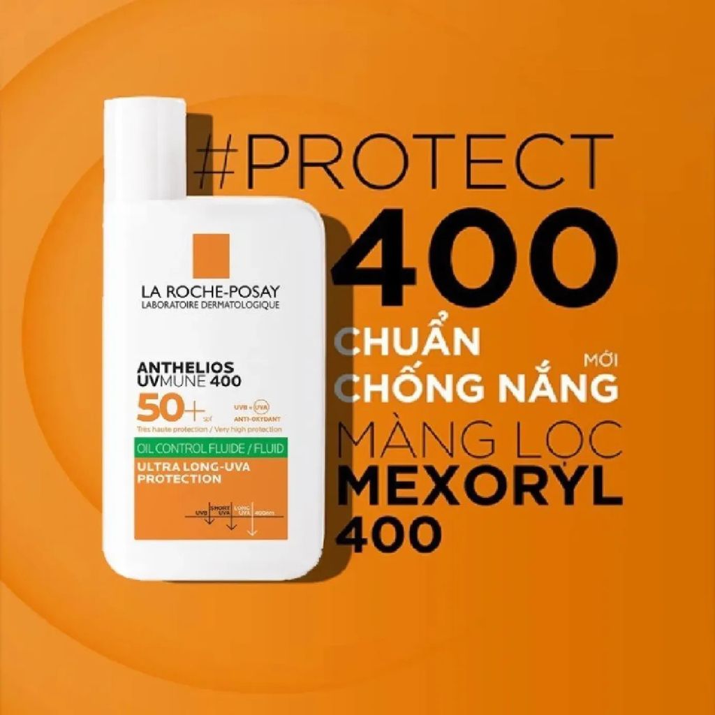 Laroche Posay Sữa Chống Nắng Anthelios UVMune 400 Da Dầu Mụn