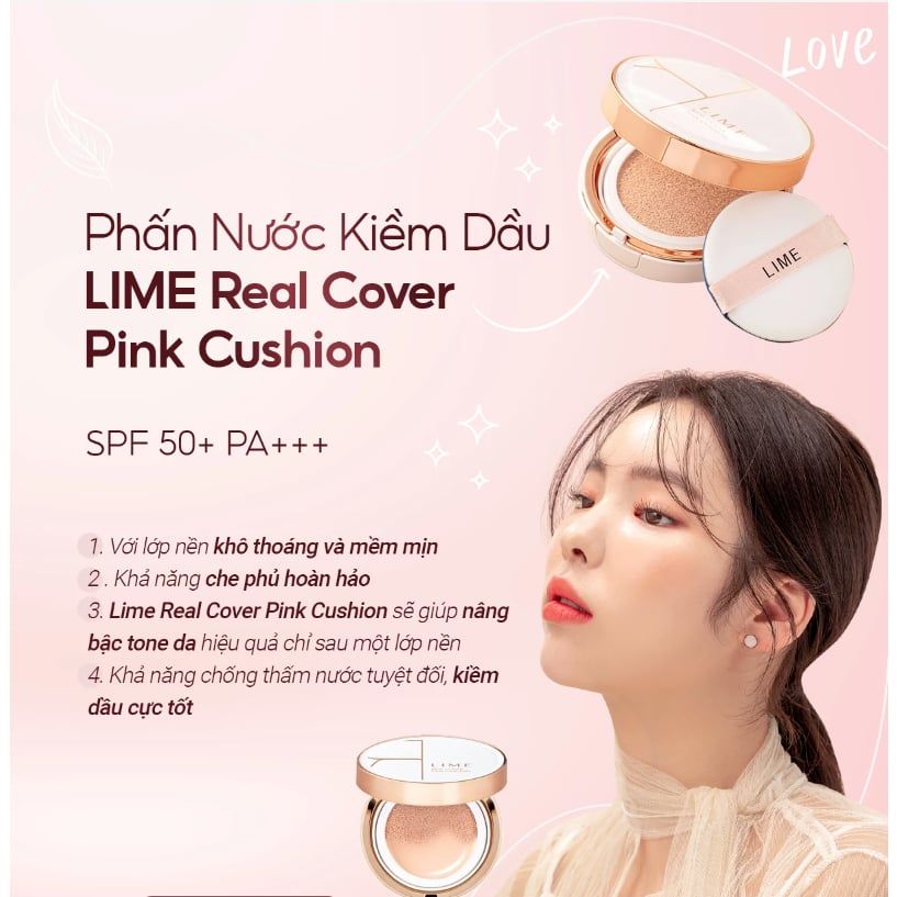 Phấn Nước Dưỡng Ẩm LIME V Collagen 20g