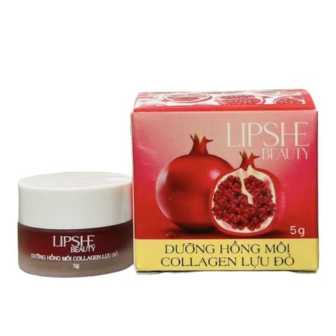 Lipshe Dưỡng Môi Collagen Lựu Đỏ