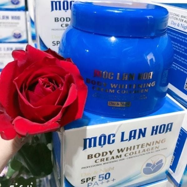 Mộc Lan Hoa Kem Dưỡng Trắng Body 180ml