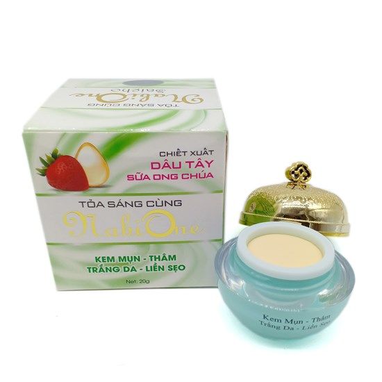 Nabione Kem Trắng Da Mụn Thâm Liền Sẹo 20g
