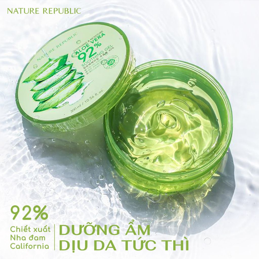 Nature Republic Gel Dưỡng Ẩm Nha Đam 92% 300ml