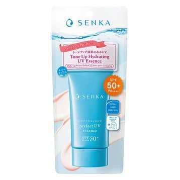 Tinh Chất Chống Nắng Senka Nâng Tông Sáng Mượt Da Dầu 50g Perfect UV Essence SPF50+ PA++++
