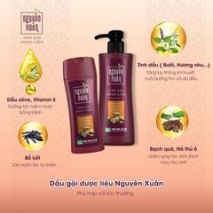 Dầu Gội Dược Liệu Tóc Thường Nguyên Xuân Nâu 250ml