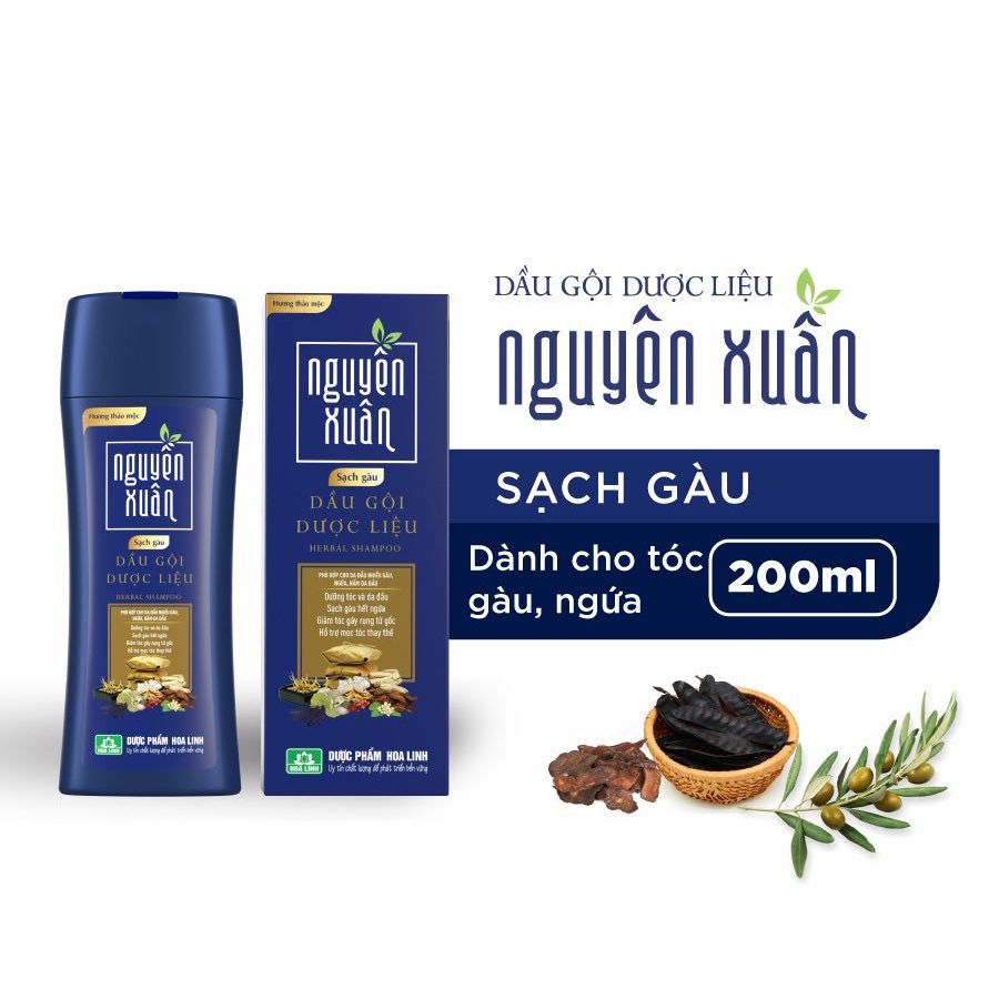 Nguyên Xuân Dầu Gội Dược Liệu Sạch Gàu