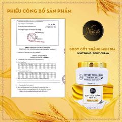 Nicos Beauty Kem Body Cốt Trắng 150g