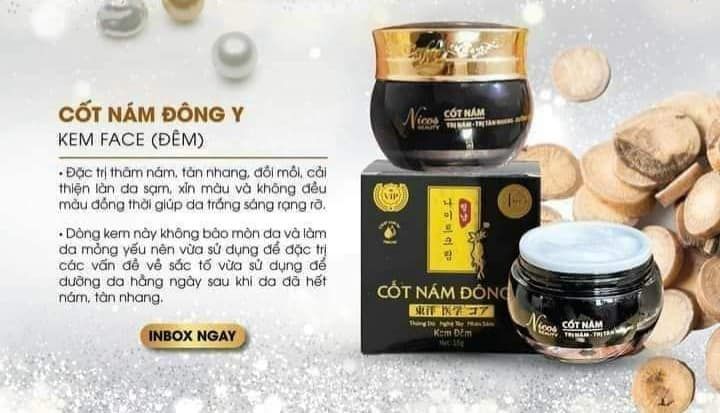 Nicos Beauty Kem Cốt Nám Đông Y 10g