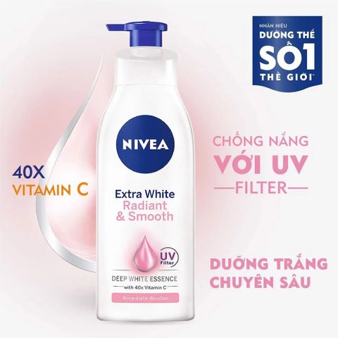 Dưỡng Thể Nivea Trắng Da Tức Thì 250ml