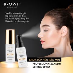 NongChat Browit Xịt Khóa Nền Trang Điểm 50ml