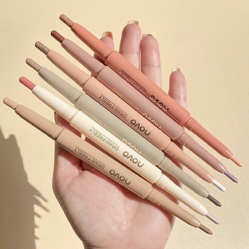 NOVO Sáp Mắt 2 Đầu Nhũ Lấp Lánh