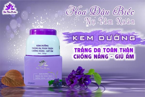 Nụ Tầm Xuân Kem Dưỡng Trắng Body 150g